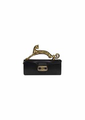 LANVIN Black leather Pencil Cat Box handbag Lanvin