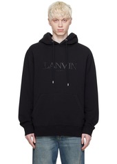 Lanvin Black Loose-Fitting Hoodie