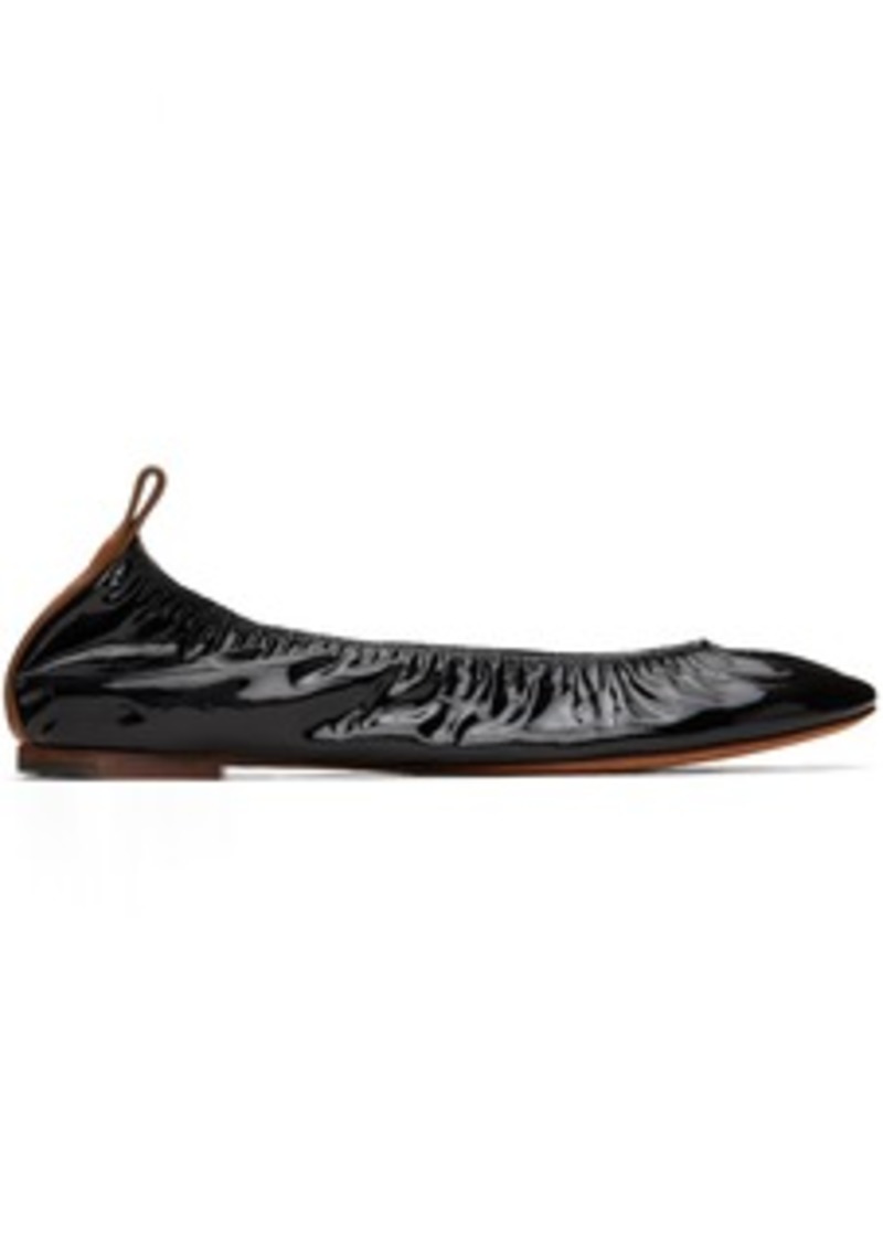 Lanvin Black 'The Ballerina Flat' Patent Leather Ballerina Flats