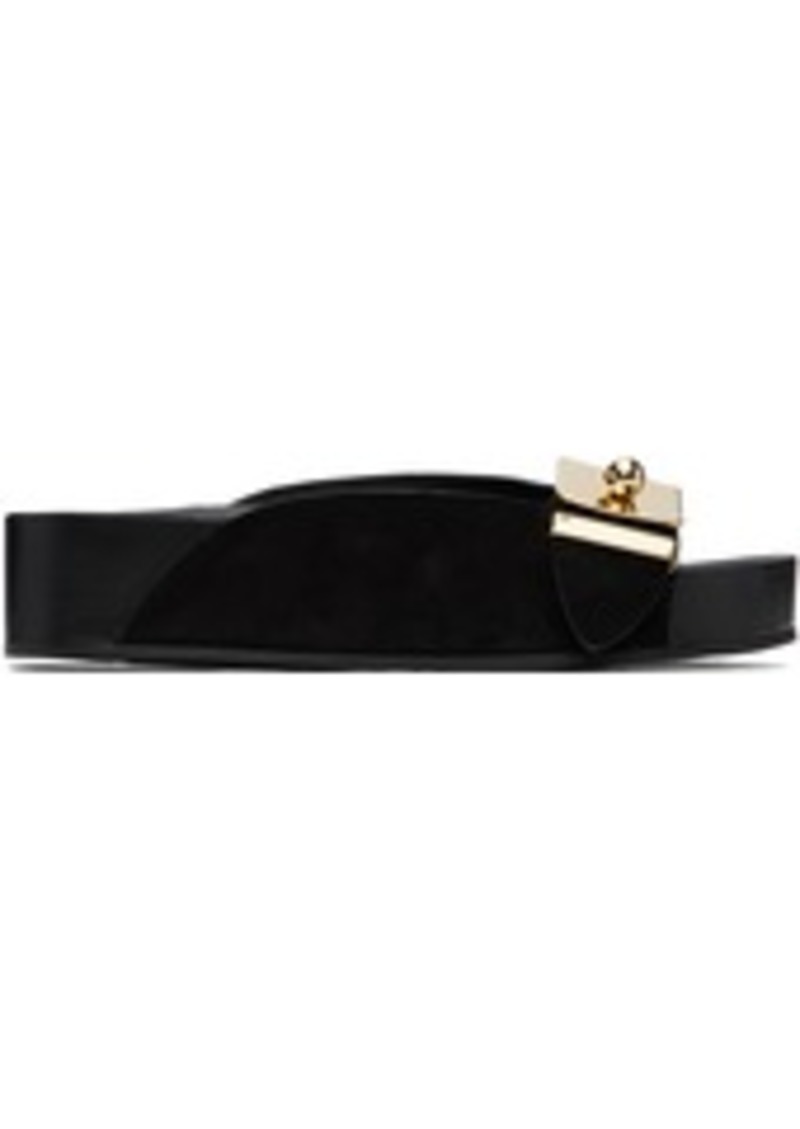 Lanvin Black Tinkle Sandals