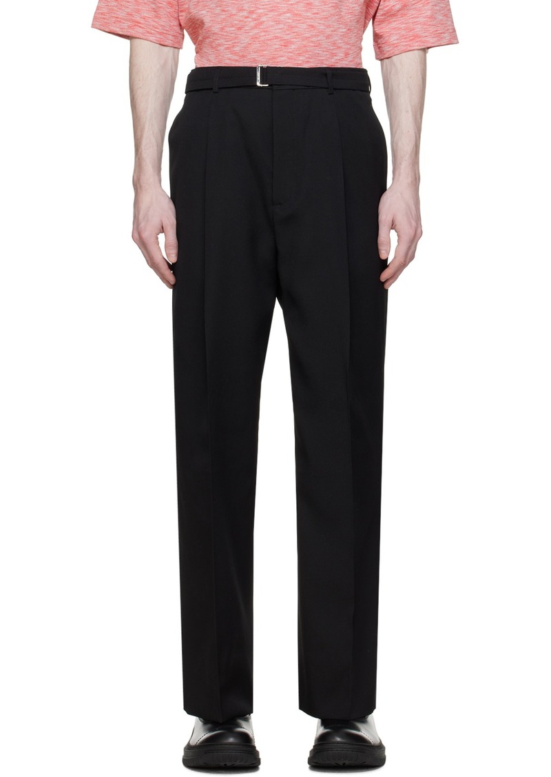 Lanvin Black Wide-Leg Trousers