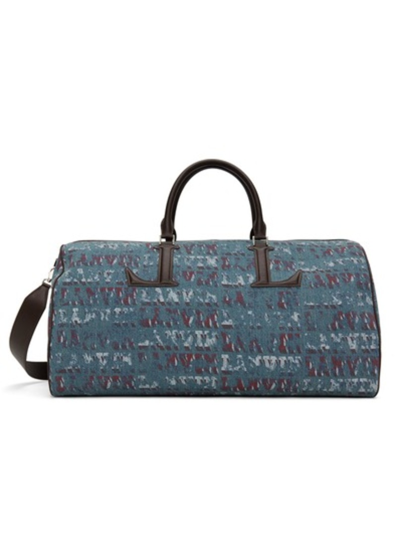 Lanvin Blue Future Edition Denim Travel Bag