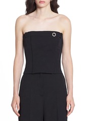 Lanvin Bustier Melodie Jewel Detail Top