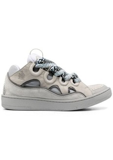 LANVIN  CHUNKY LEATHER CURB SNEAKERS