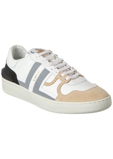 LANVIN Clay Leather & Mesh Sneaker
