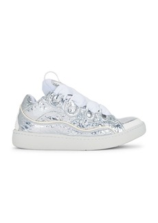 Lanvin Curb Sneakers Metallic Effect