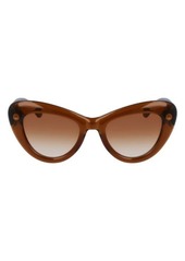 Lanvin Daisy 50mm Cat Eye Sunglasses