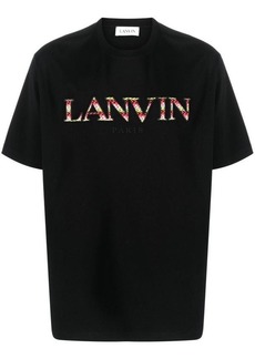 LANVIN Embroidered logo t-shirt