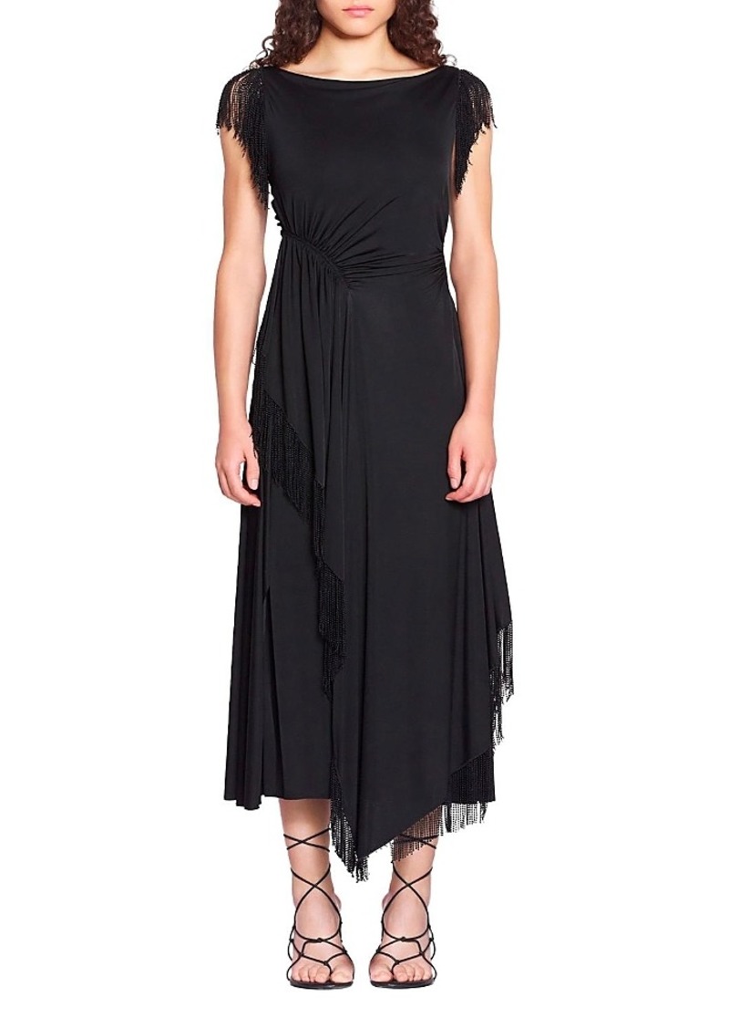 Lanvin Embroidered Sleeveless Dress