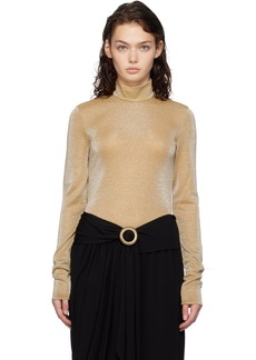 Lanvin Gold Long Sleeve T-shirt