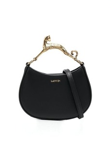 LANVIN Hobo Cat leather nano handbag