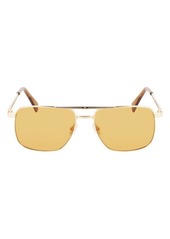 Lanvin JL 58mm Rectangular Sunglasses