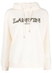 LANVIN Logo cotton hoodie