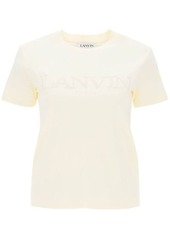 Lanvin logo embroidered t-shirt