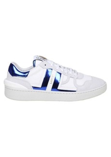 LANVIN MESH SNEAKERS WITH LEATHER AND SUEDE INSERTS