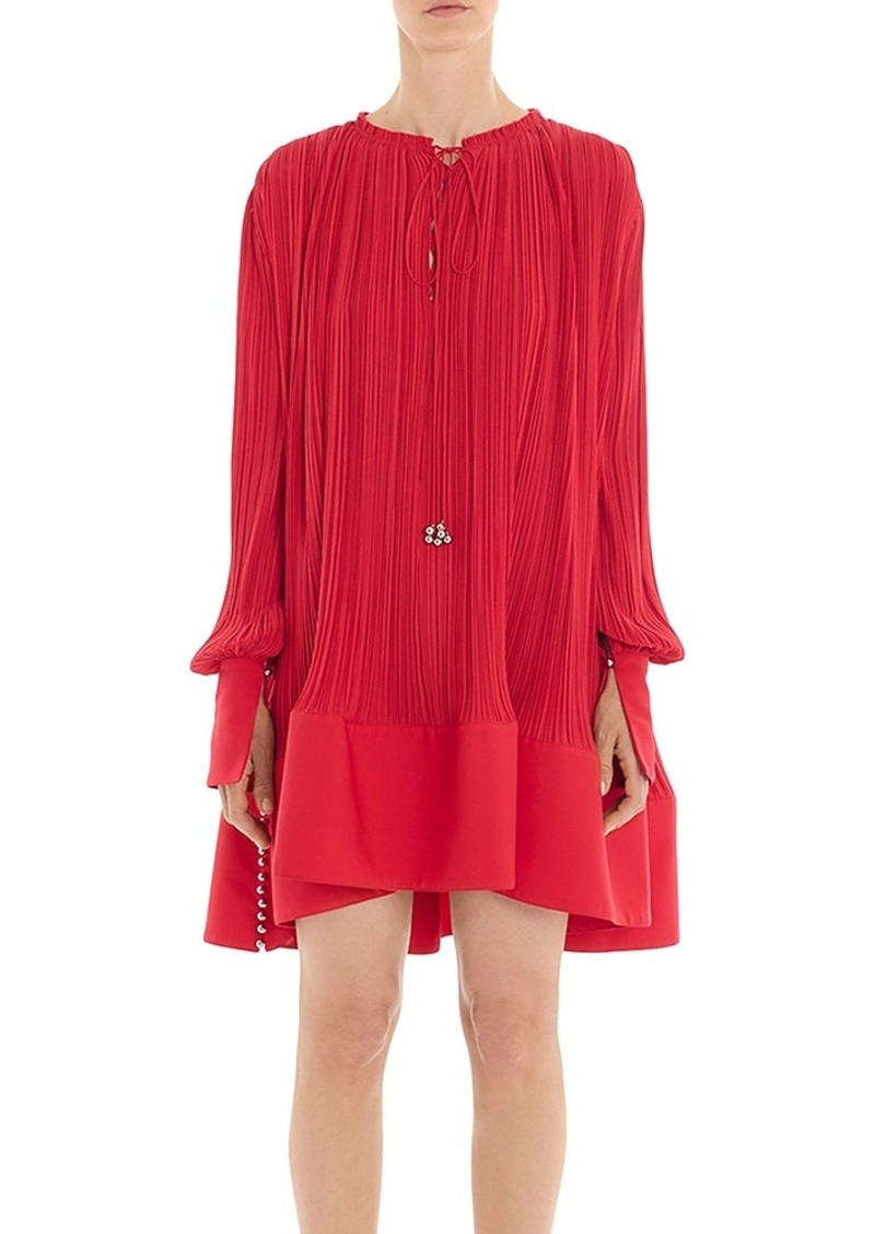 Lanvin Flared Pleated Dress