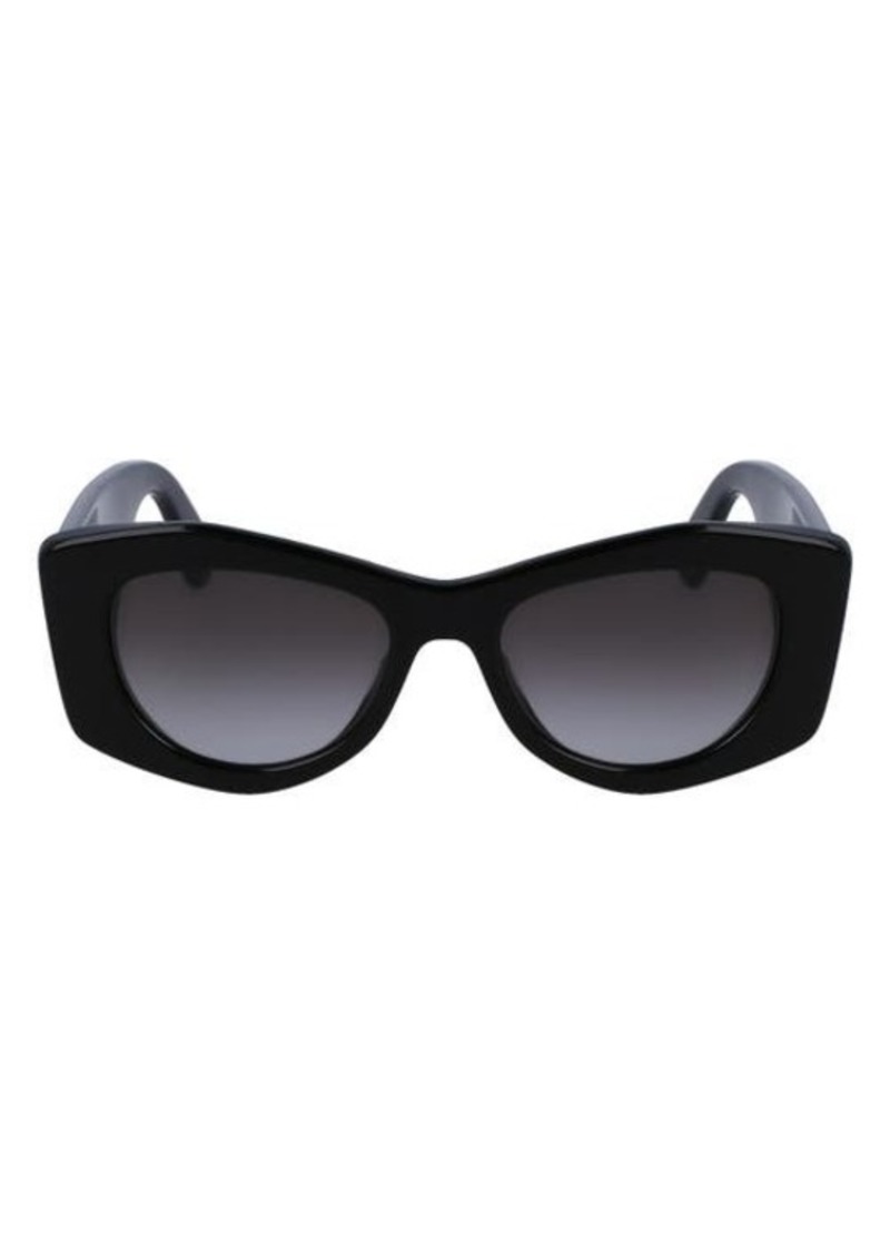Lanvin Mother & Child 52mm Butterfly Sunglasses