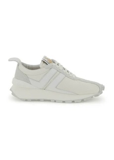 Lanvin nylon and leather bumper sneakers