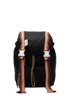 LANVIN Nylon Backpack With Curb Ribbons