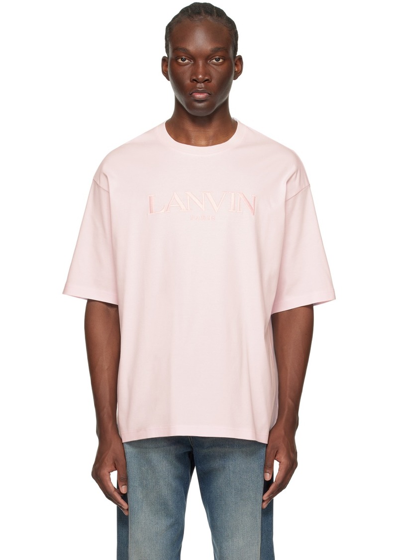 Lanvin Pink Oversized T-Shirt