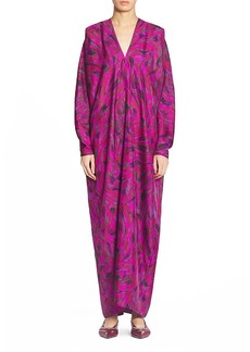 Lanvin Printed Caftan Dress