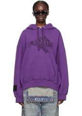 Lanvin Purple Future Edition Baggy Hoodie