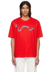 Lanvin Red Printed T-Shirt