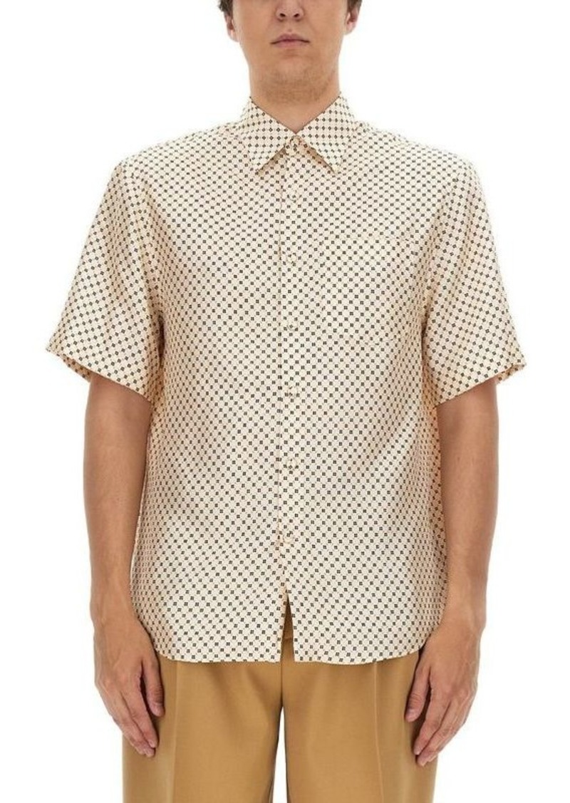 LANVIN SHIRT WITH FLORAL PATTERN
