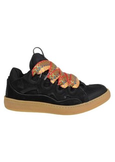 LANVIN SNEAKERS IN LEATHER, FABRIC AND SUEDE