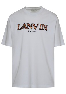 LANVIN T-Shirt With Lanvin "Curb" Logo
