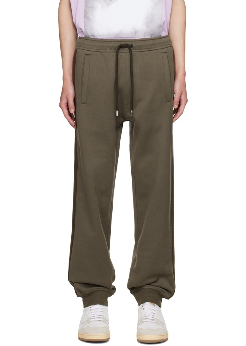 Lanvin Taupe Side Curb Sweatpants