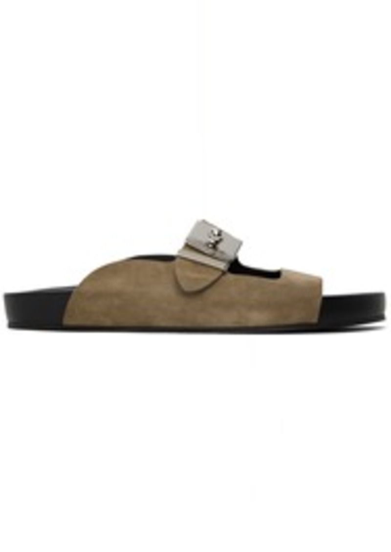 Lanvin Taupe Tinkle Sandals