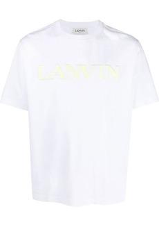 LANVIN  TONAL EMBROIDERIE T-SHIRT CLOTHING