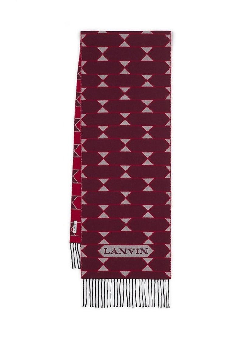 Lanvin Two-Tone Wool Scarf