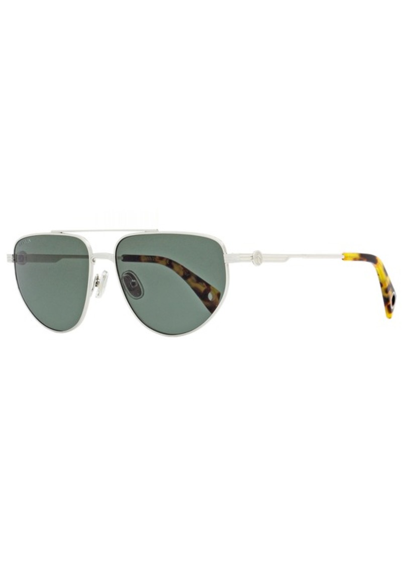 Lanvin Unisex Modified Avaitor Sunglasses LNV105S 045 Silver/Tortoise 58mm