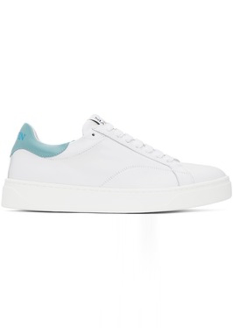 Lanvin White & Blue DDB0 Sneakers