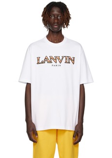 Lanvin White Classic Curb T-Shirt
