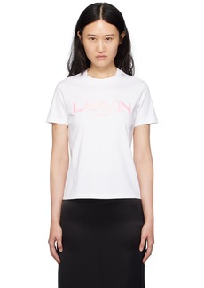 Lanvin White Embroidered T-Shirt