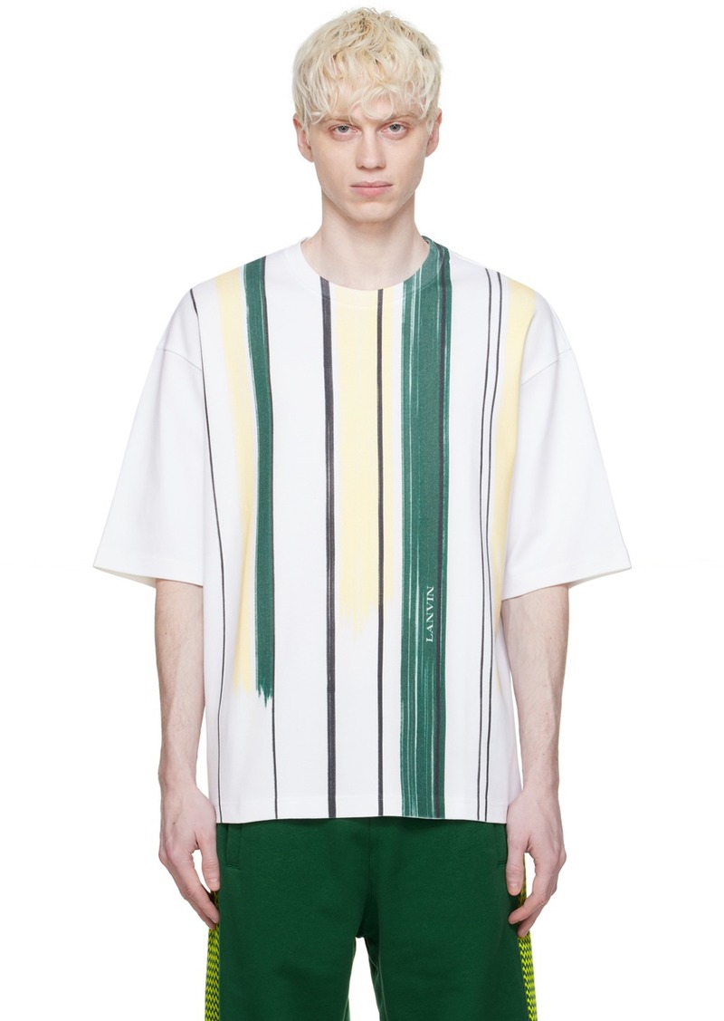 Lanvin White Printed T-Shirt