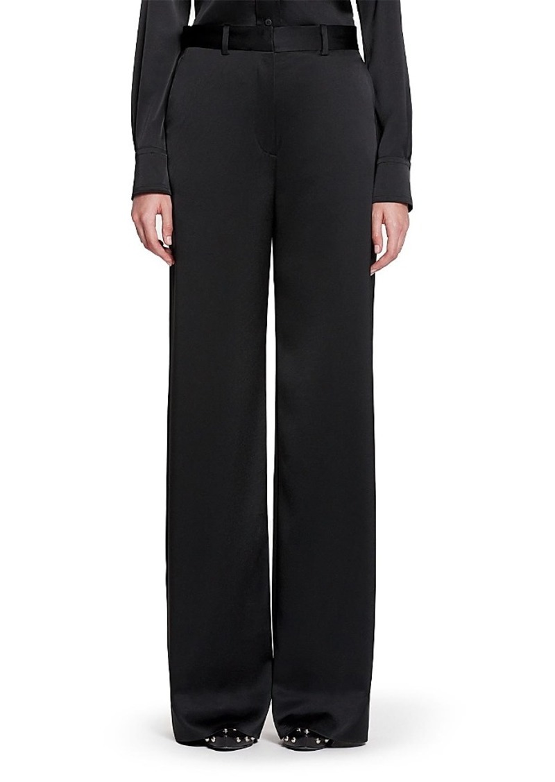 Lanvin Wide-Leg Tailored Pants