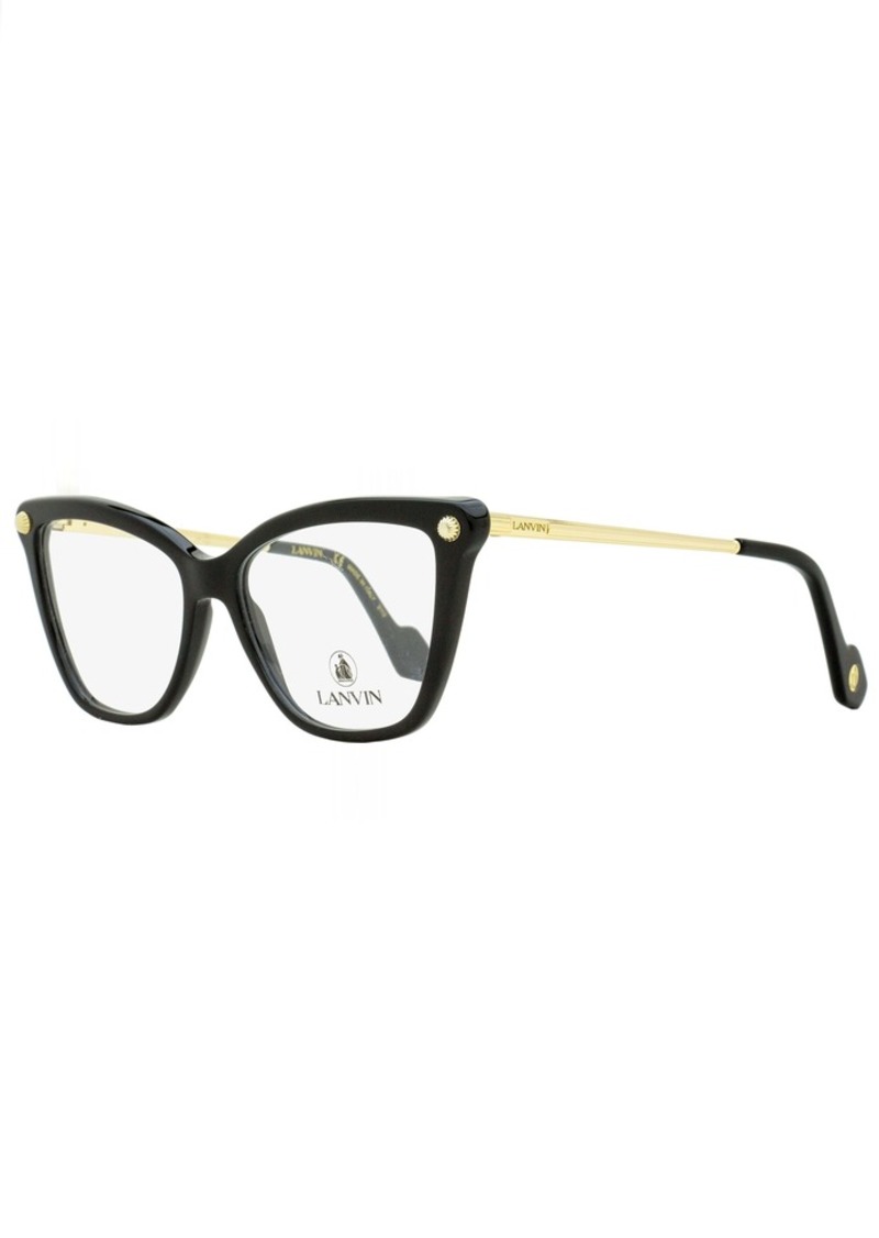 Lanvin Women's Butterfly Eyeglasses LNV2622 001 Black/Gold 54mm