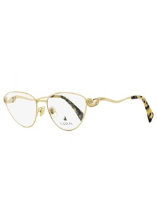 Lanvin Women's Cat Eye Eyeglasses LNV2110 708 Gold/Cream 54mm