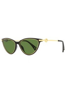 Lanvin Women's Cat Eye Sunglasses LNV607S 001 Black/Gold 57mm