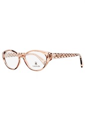 Lanvin Women's Oval Eyeglasses LNV2623 610 Rose/Gold 52mm