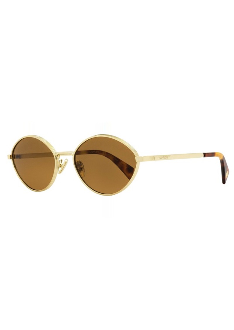Lanvin Women's Oval Sunglasses LNV116S 723 Gold/Havana 57mm