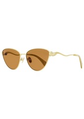 Lanvin Women's Rateau Cat-Eye Sunglasses LNV112S 709 Gold/Horn 59mm