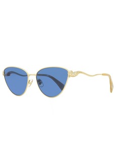 Lanvin Women's Rateau Cat-Eye Sunglasses LNV112S 743 Gold/Horn 59mm
