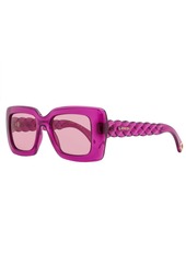 Lanvin Women's Rectangular Sunglasses LNV642S 654 Fuchsia 52mm