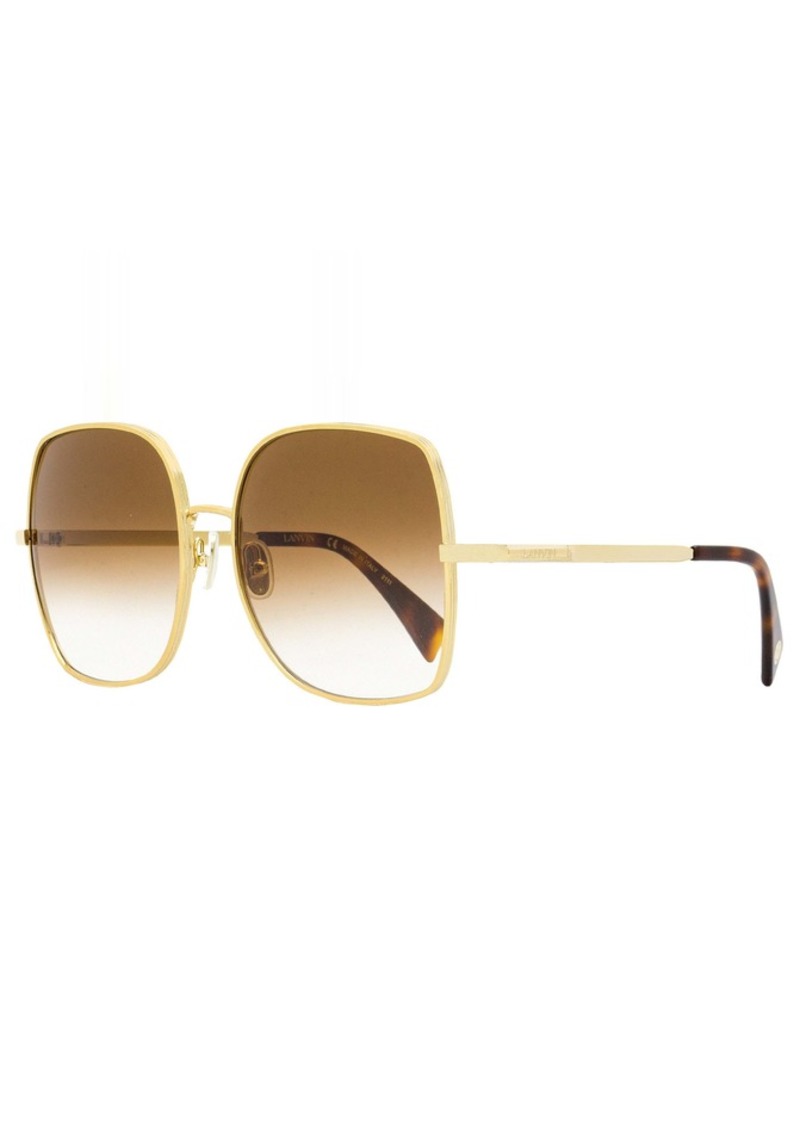 Lanvin Women's Square Sunglasses LNV106S 740 Gold/Havana 60mm