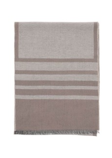 Lanvin wool and silk jacquard scarf